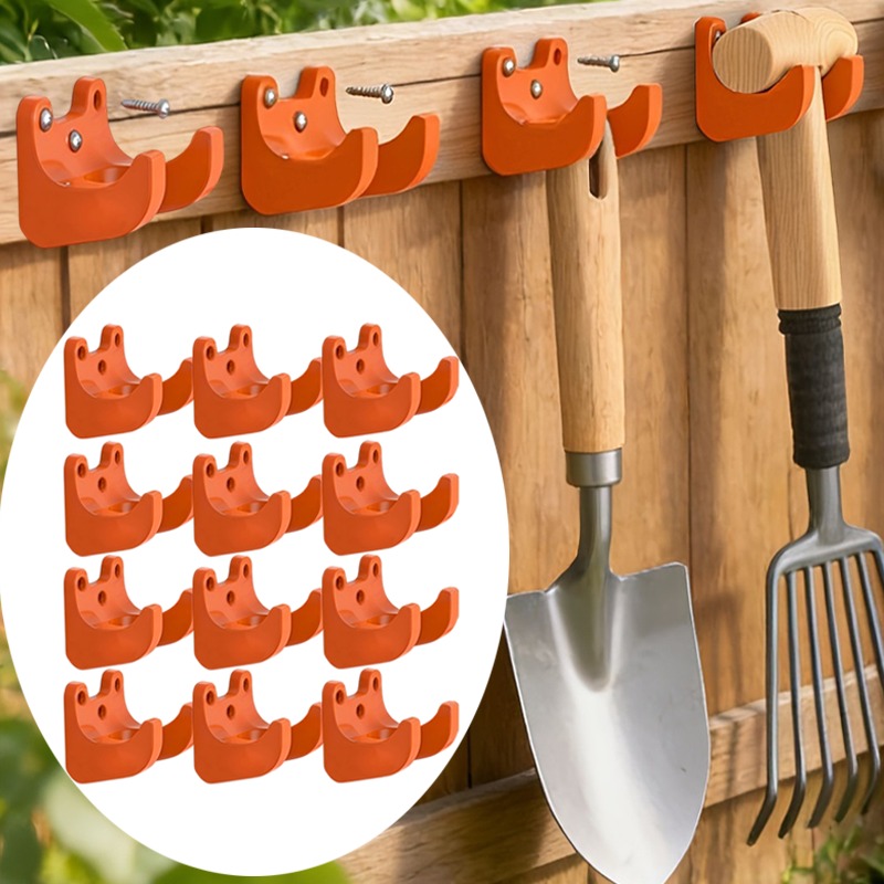 Soil Scoop Tool - 2-10PCS Heavy-Duty Garden Tool Rack Wall
