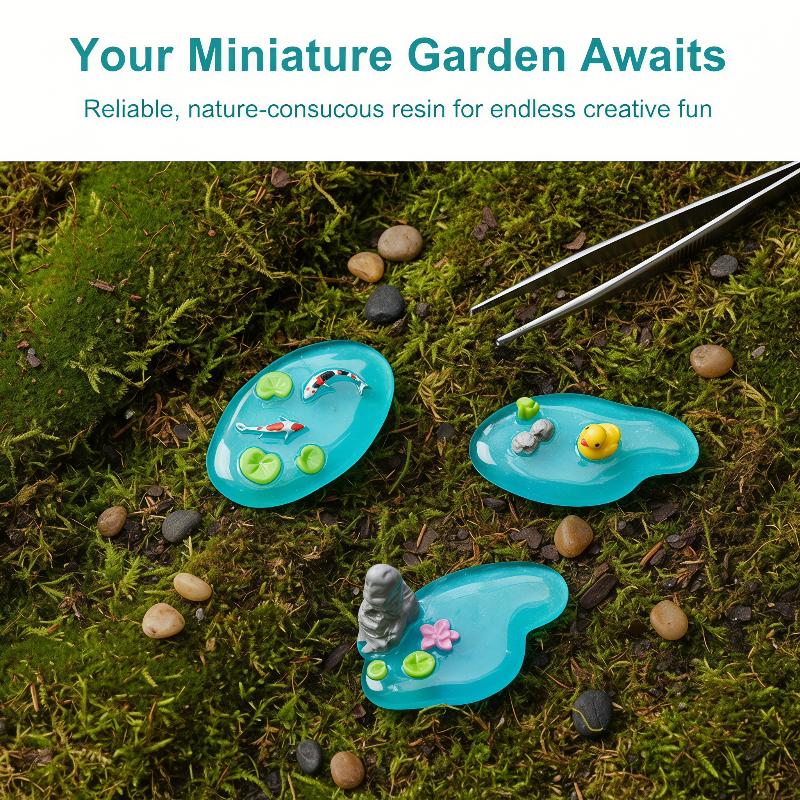 Bonsai Koi Garden - Mini Resin Pond Ornaments With Koi