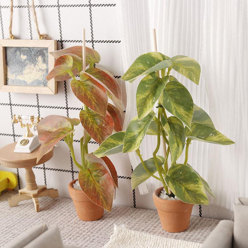 Bonsai Garden Plants - 1/12 Dollhouse Simulation Green Plants Bonsai