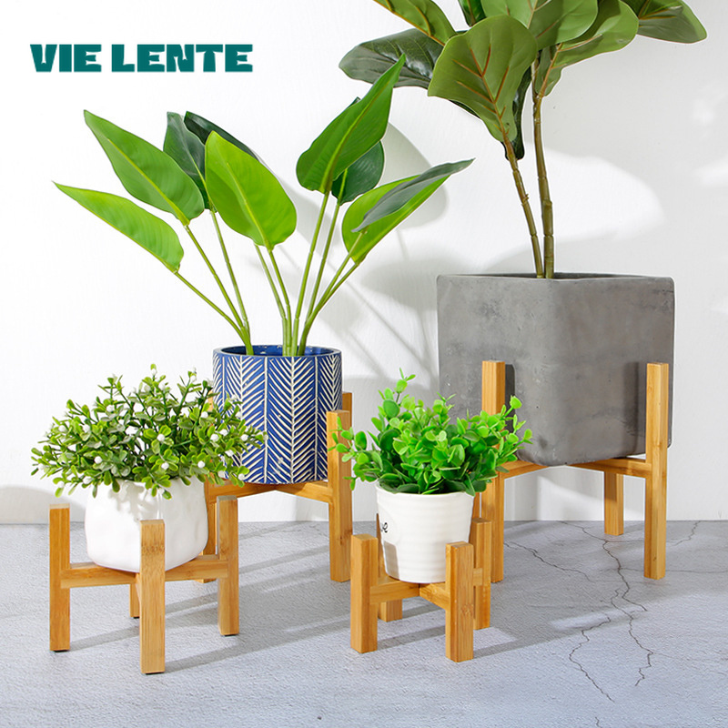 Bonsai Garden Display - Plant Flower Pot Stand Small Durable