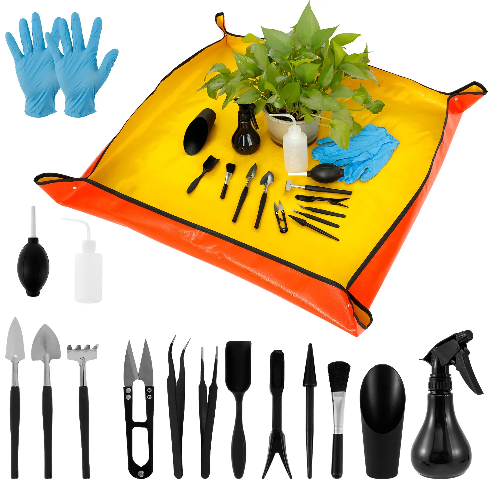 Bonsai Garden Plants - 13/16Pcs Garden Succulent Plants Tools Mini