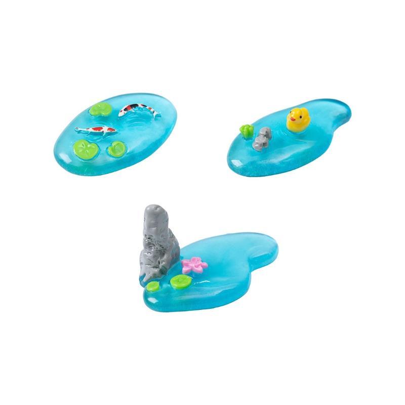 Bonsai Koi Garden - Mini Resin Pond Ornaments With Koi