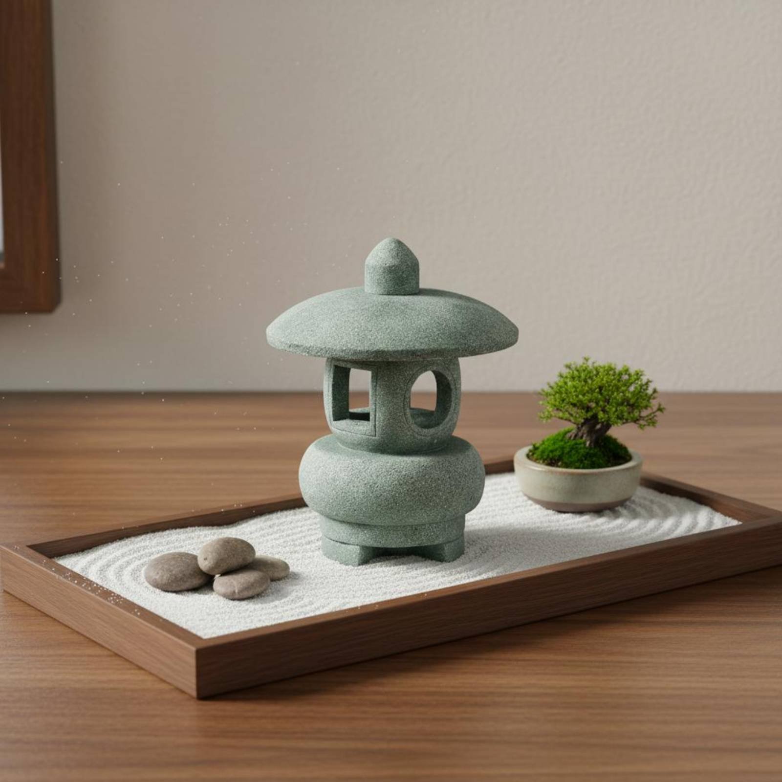 Miniature Stone Lantern Antiqu - Bonsai Garden Miniature recension och pris