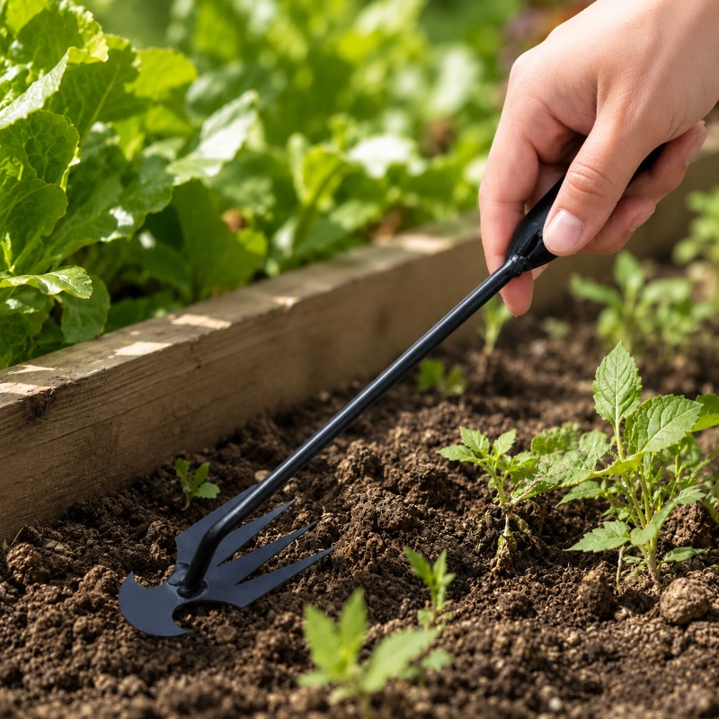 2 in 1 Garden Rake Manual Seed - Soil Scoop Tool recension och pris