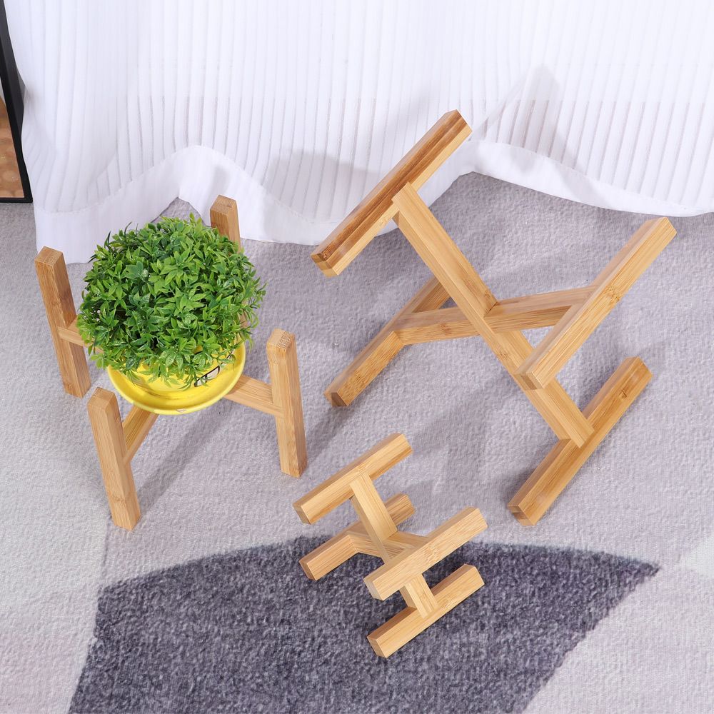 Wood Flowerpot Holder Floor-St - Bonsai Garden Display recension och pris