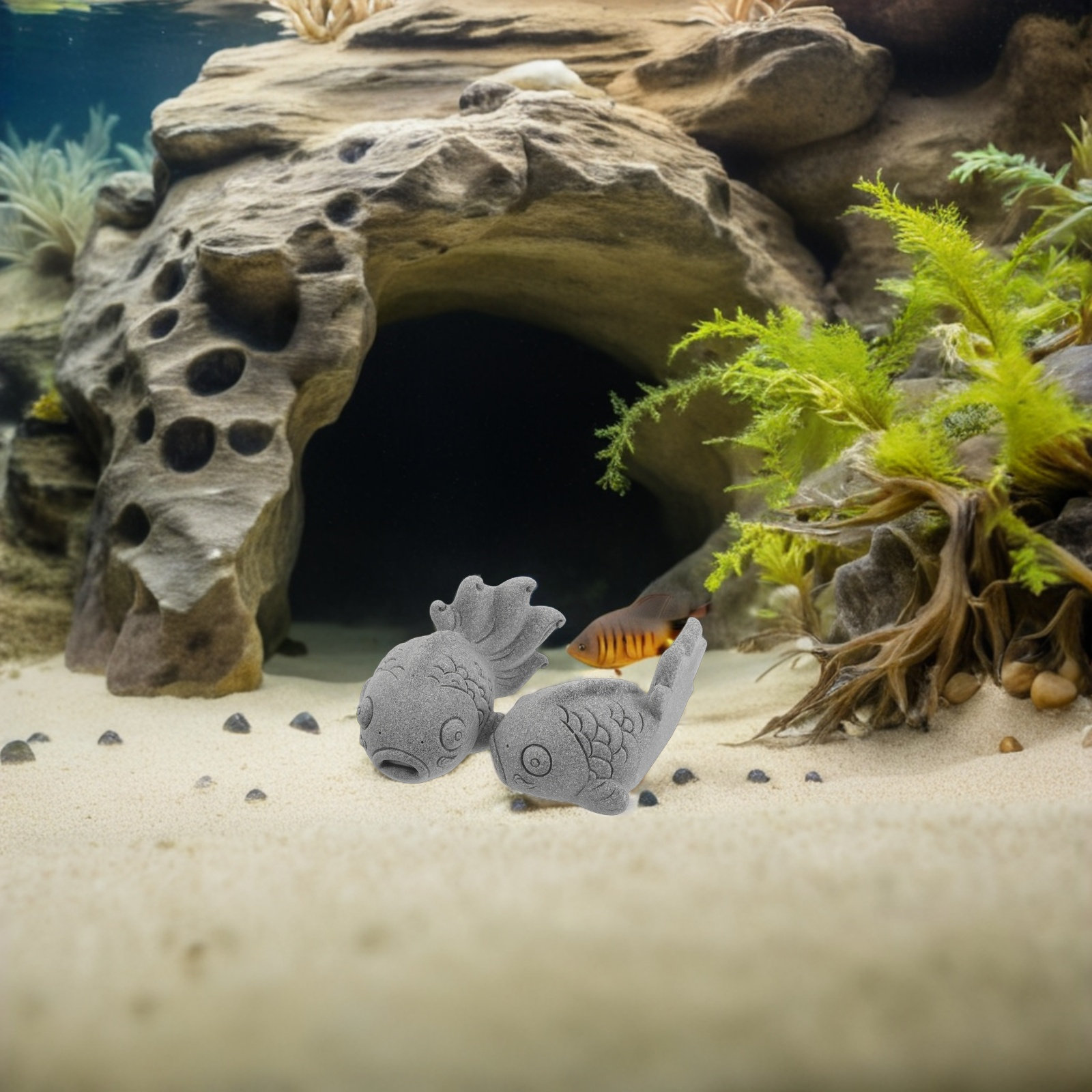 2Pcs Realistic Koi Fish Garden - Bonsai Koi Garden recension och pris