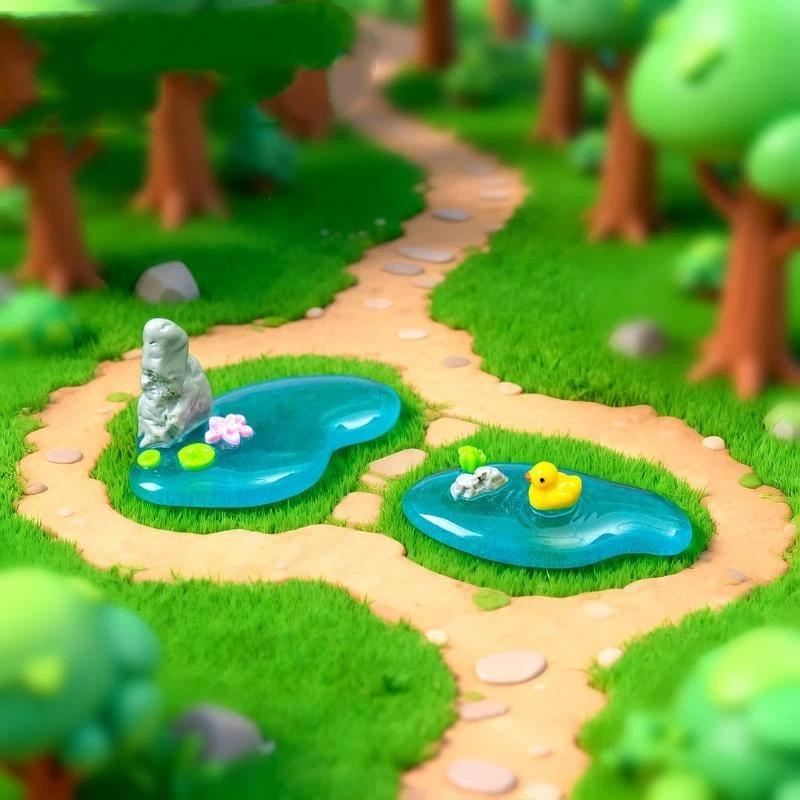 【MA】Mini Resin Pond Ornaments  - Bonsai Koi Garden recension och pris