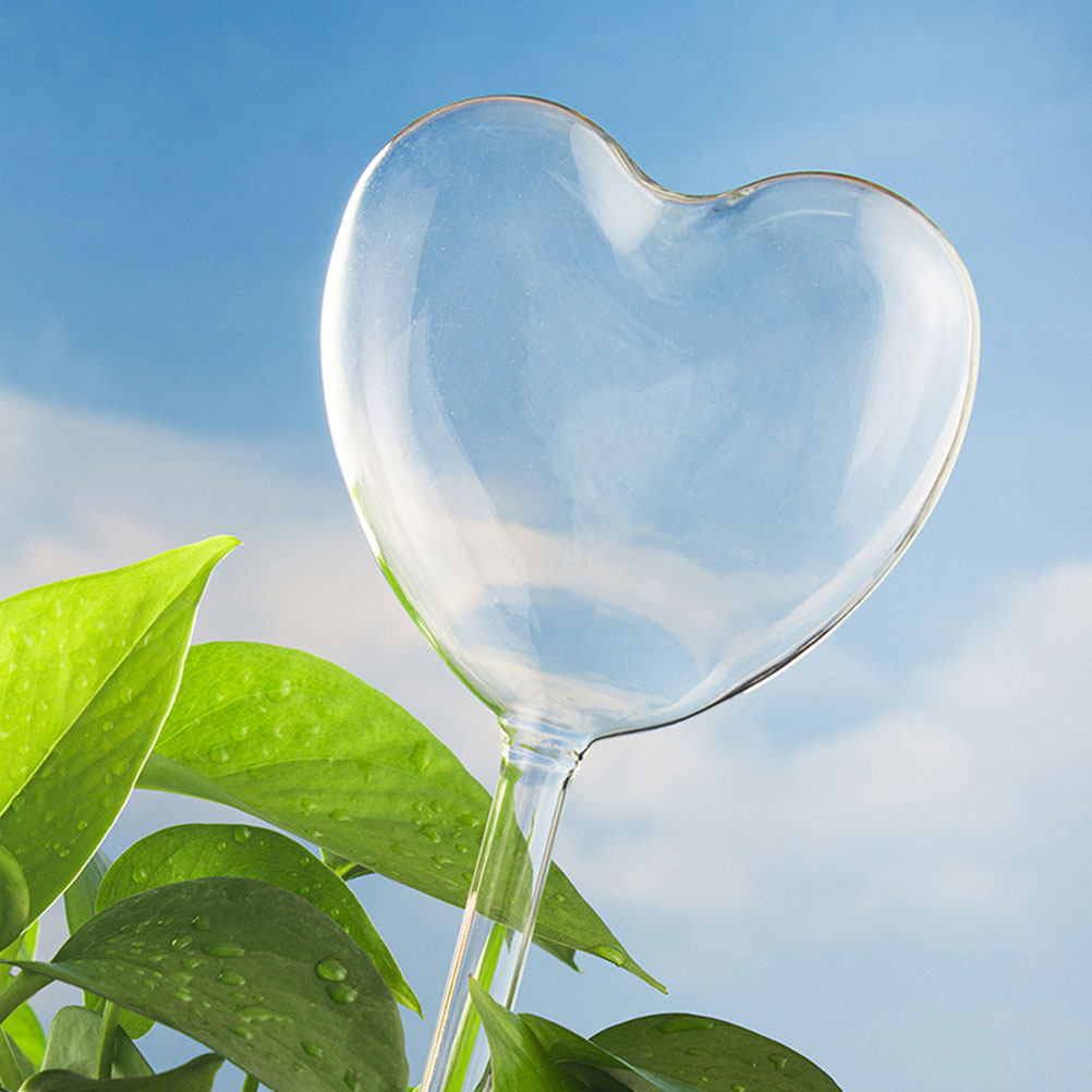 3Pcs Heart Shaped Glass Self W - Bonsai Garden Pot recension och pris