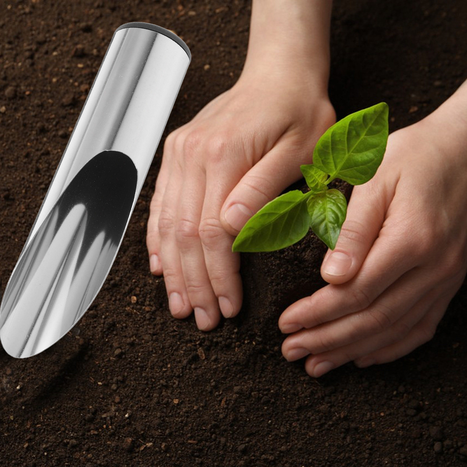 Stainless Steel Garden Shovel  - Soil Scoop Tool recension och pris