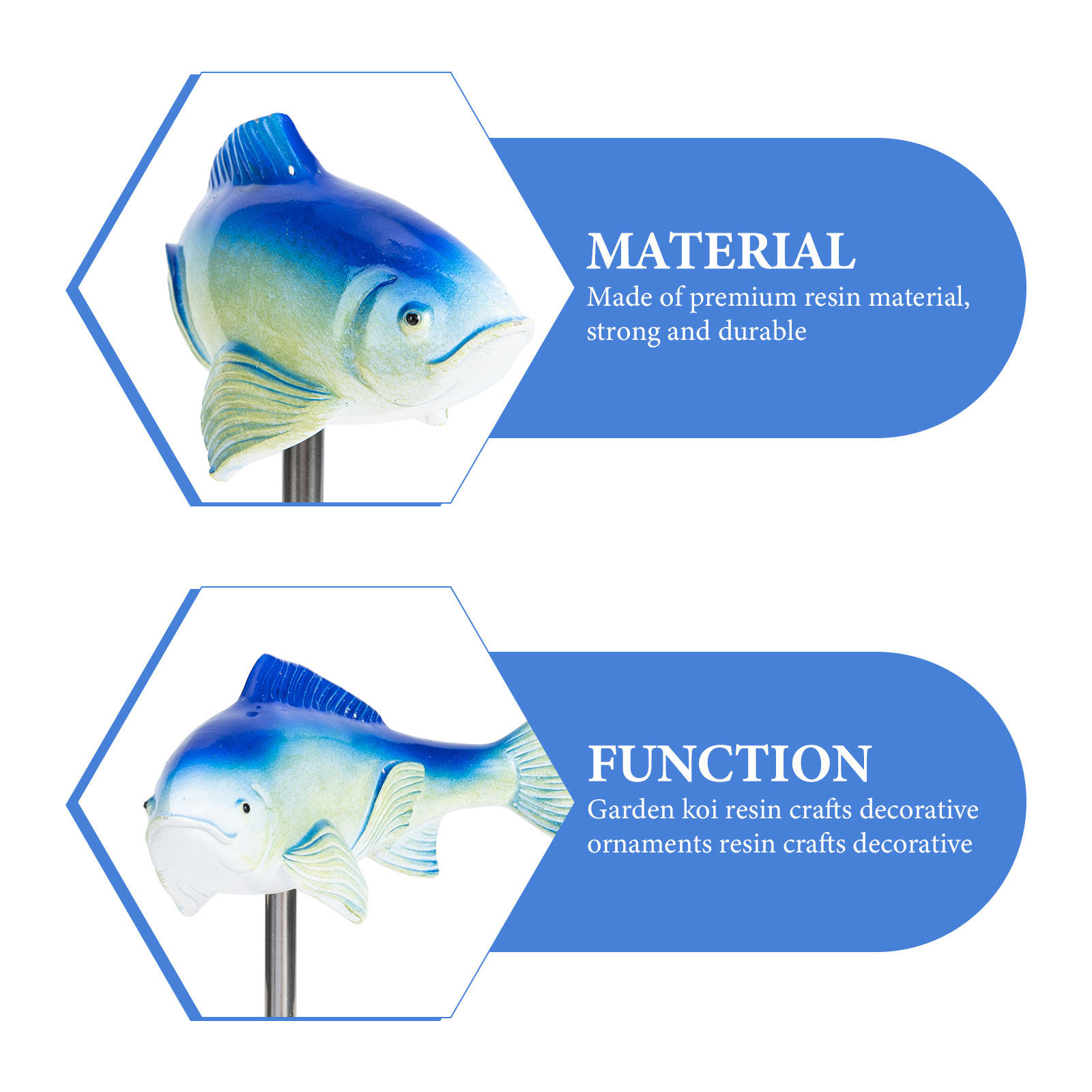 Outdoor Resin Fish Ornament Ga - Bonsai Koi Garden recension och pris