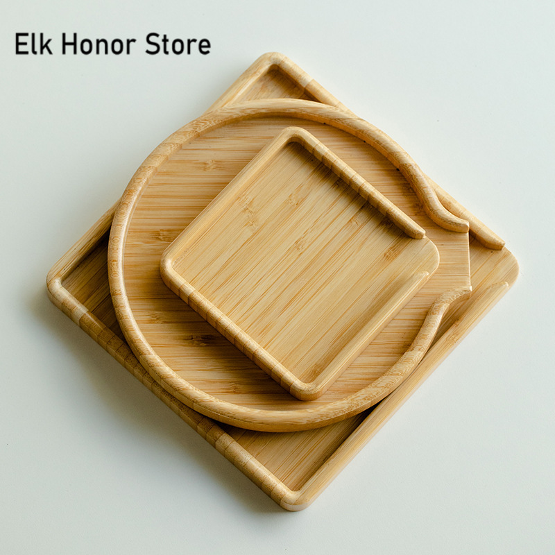 Chinese Bamboo Food Tray Puer  - Bonsai Garden Pot recension och pris