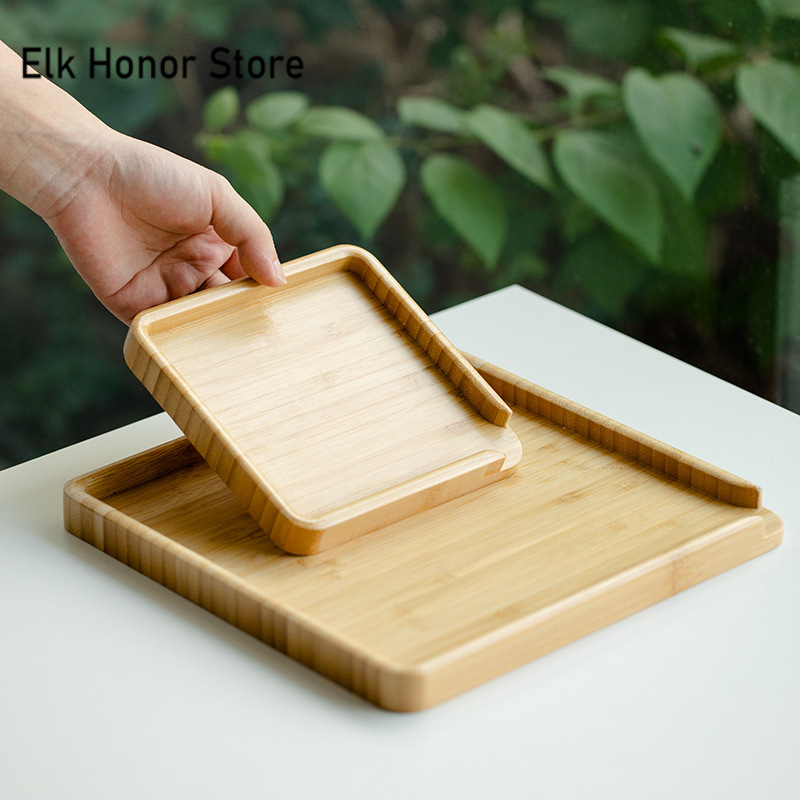 Chinese Bamboo Food Tray Puer  - Bonsai Garden Pot recension och pris