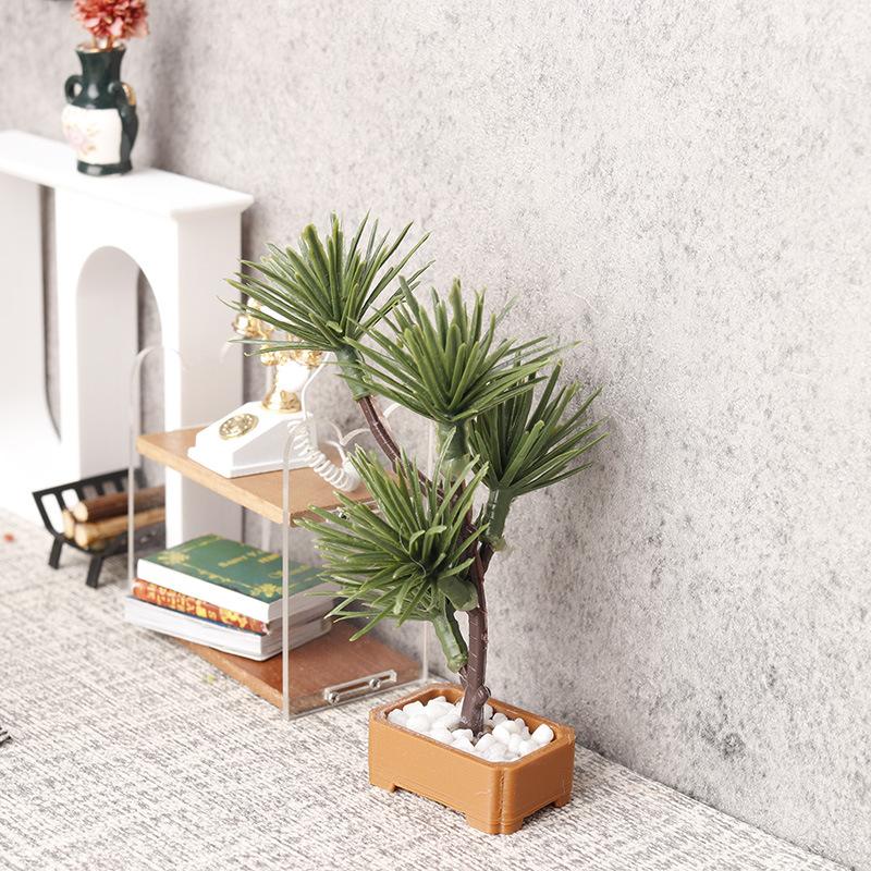 1Pcs 1/12 Dollhouse Simulation - Bonsai Garden Plants recension och pris