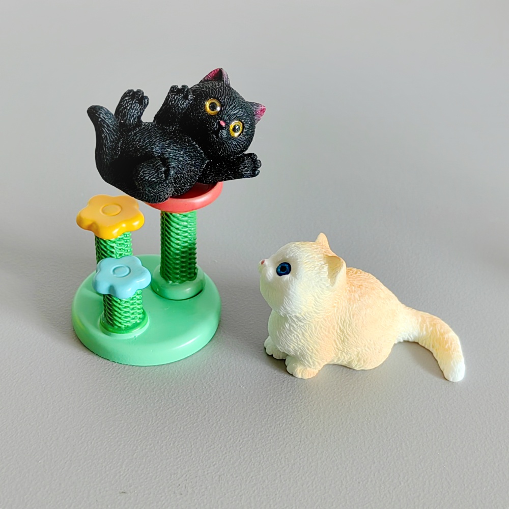 4pc Cute Cat Small Animal Mode - Bonsai Garden Miniature recension och pris