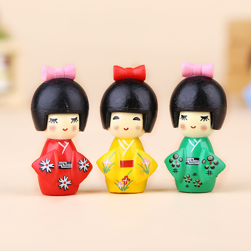 New Japanese Cute Girl Figurin - Bonsai Garden Miniature recension och pris