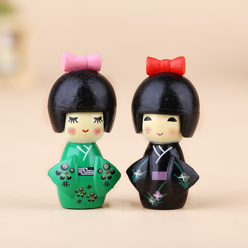 New Japanese Cute Girl Figurin - Bonsai Garden Miniature recension och pris