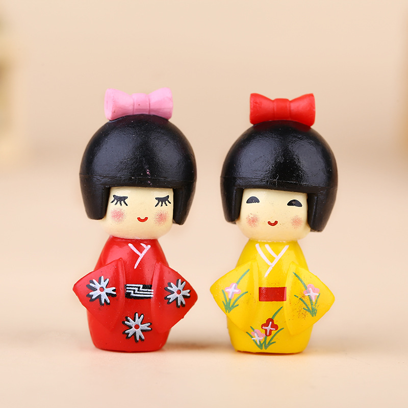 New Japanese Cute Girl Figurin - Bonsai Garden Miniature recension och pris