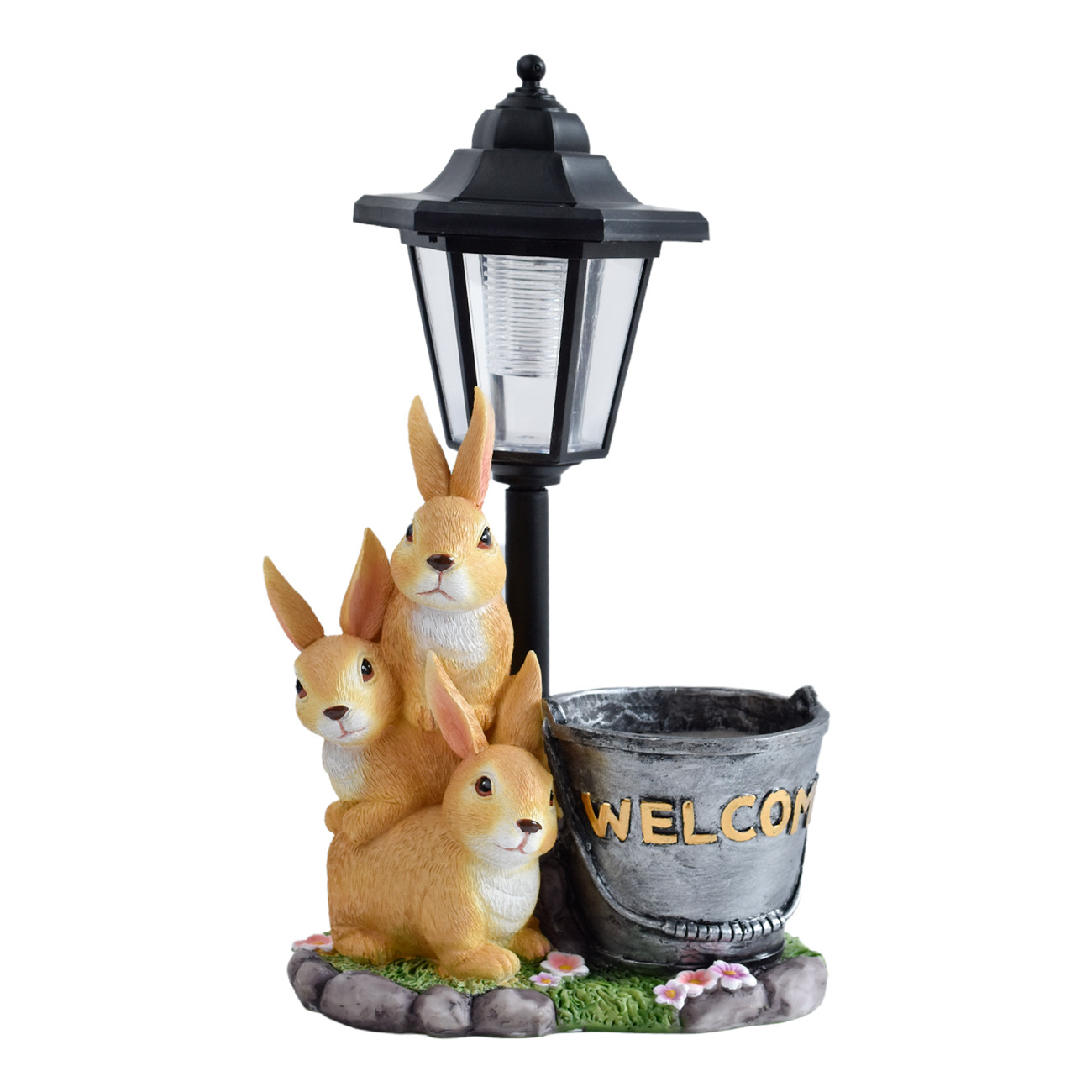 New rabbit solar garden light  - Bonsai Garden Pot recension och pris