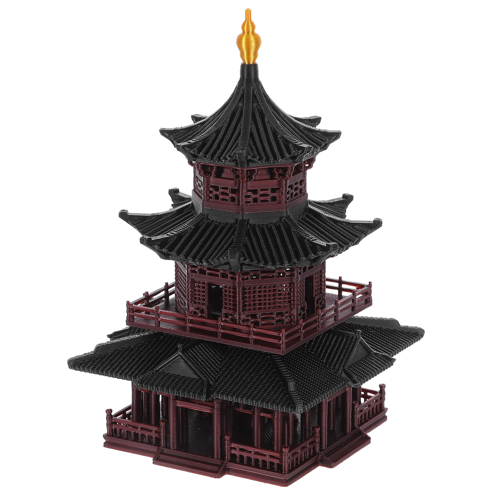 Handmade Asian Zen Pagoda Scul - Bonsai Garden Display recension och pris